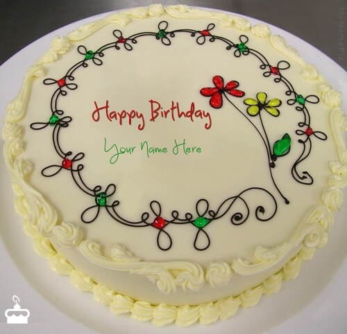 Write Name on Birthday Cake With Name